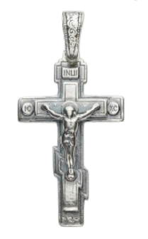 Крест из серебра 925 пробы