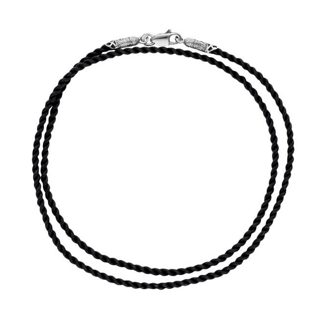 Шнурок из серебра 925 пробы
