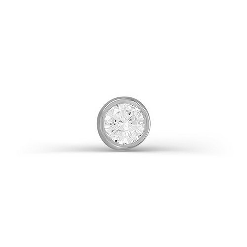 Подвеска из золота 585 пробы с фианитом