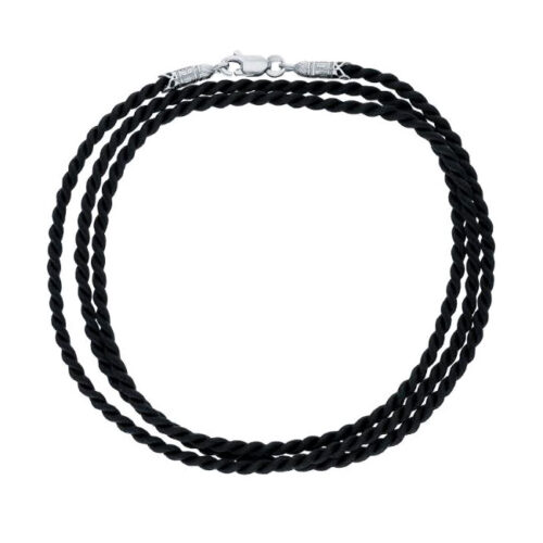 Шнурок из серебра 925 пробы