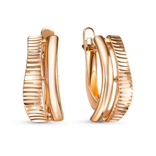 Серьги из золота 585 пробы
