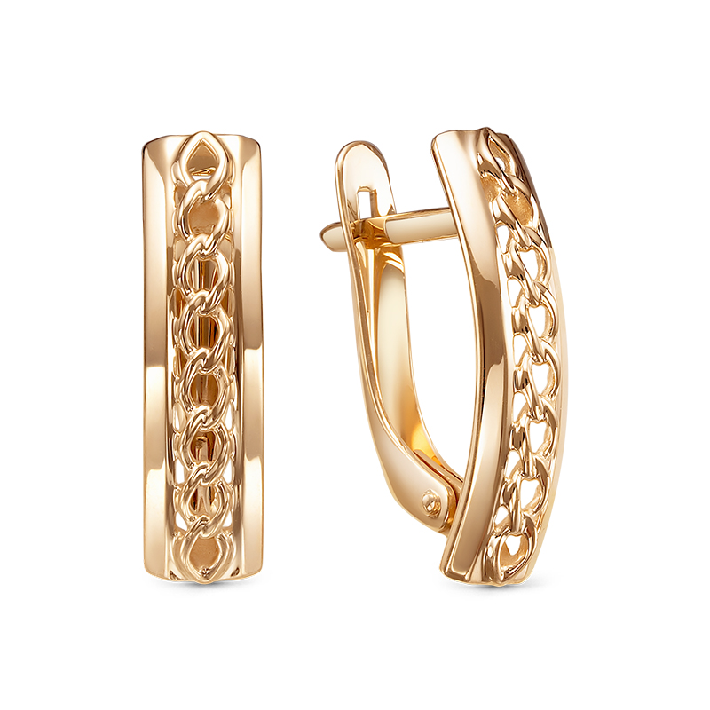 Серьги из золота 585 пробы
