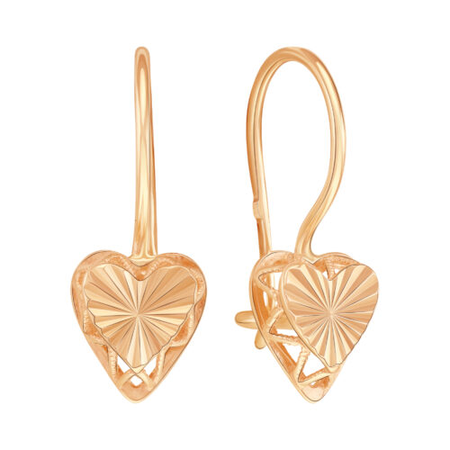 Серьги детские из золота 585 пробы
