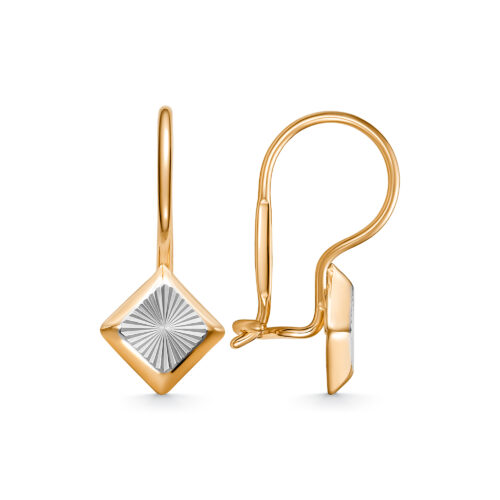 Серьги детские из золота 585 пробы